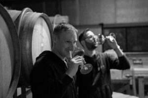 Matthew abd Brad. Owners and winemakers of Steels Gate Wines